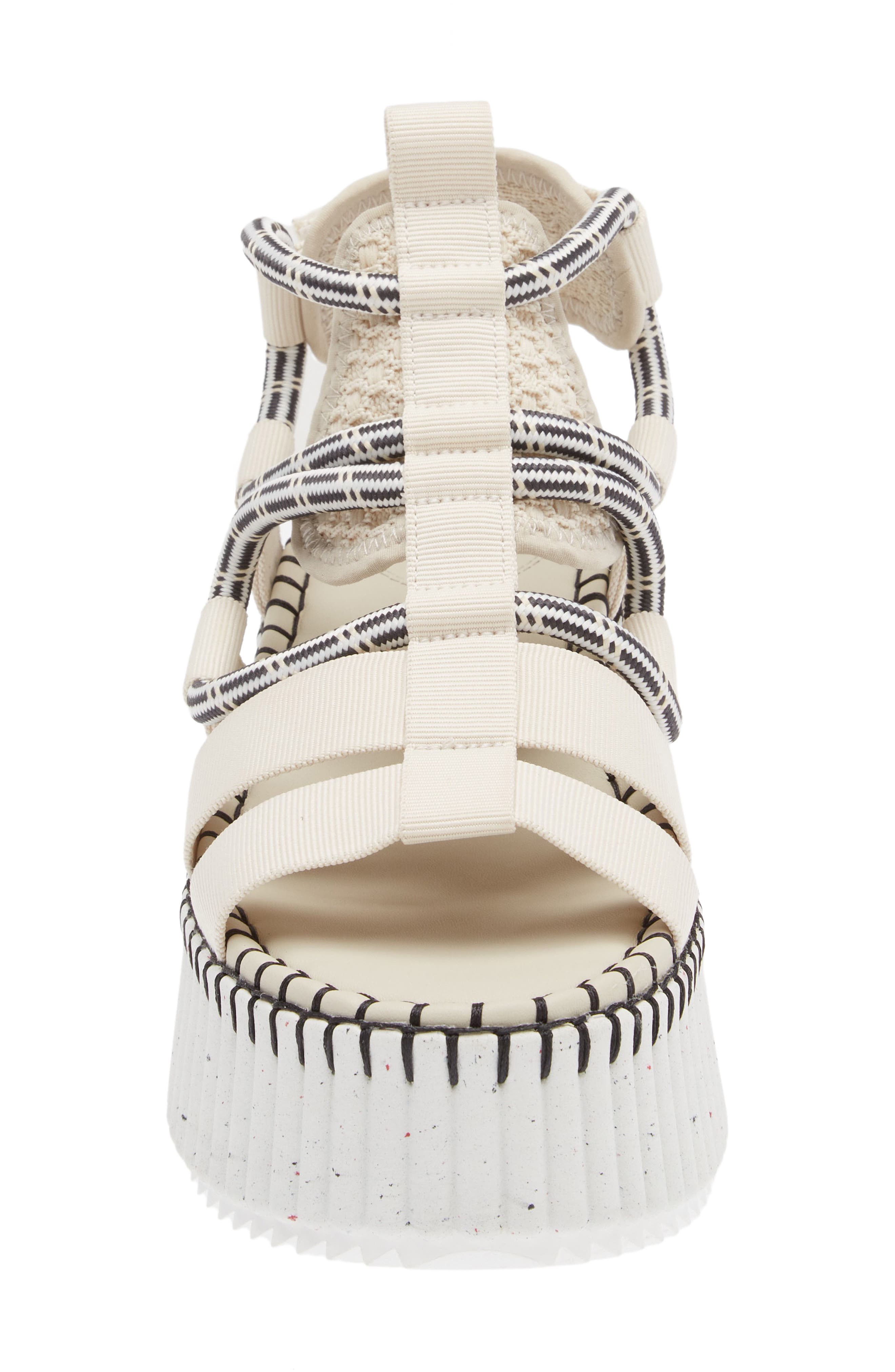 Nama Platform Sandal, Alternate, color, 00L PEARLY GREY