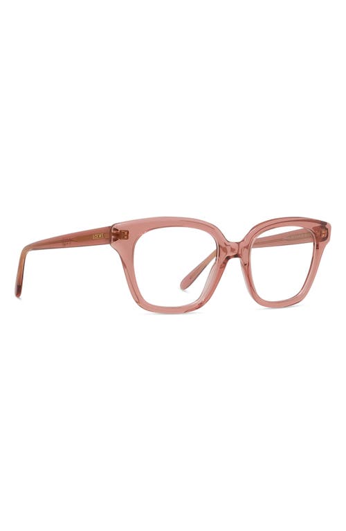 Loewe Slim 51mm Geometric Optical Glasses In Shiny Pink