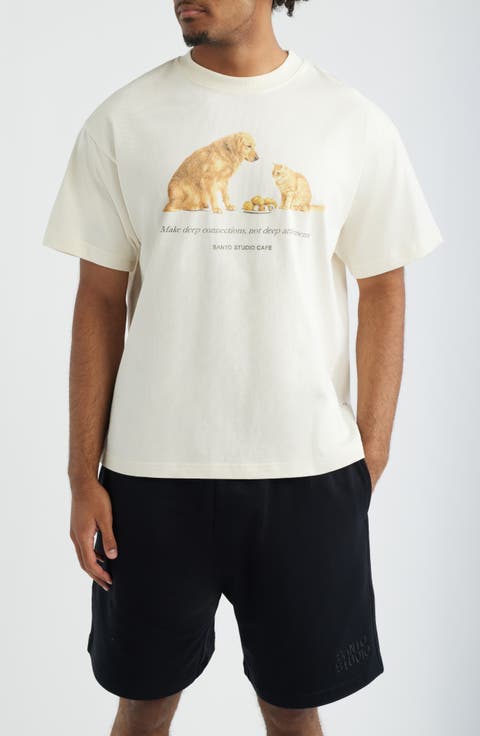 Connections Graphic Cotton T-Shirt