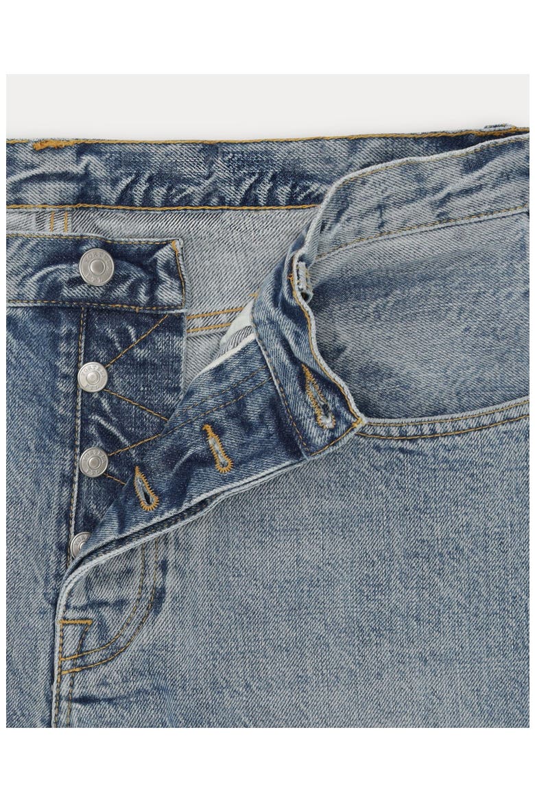 965 John Japan Selvedge 5 Pocket Regular Fit Denim Pants, Alternate, color, Light Bleach Wash