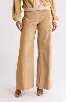 TWP Contrast Panel Wide Leg Pants