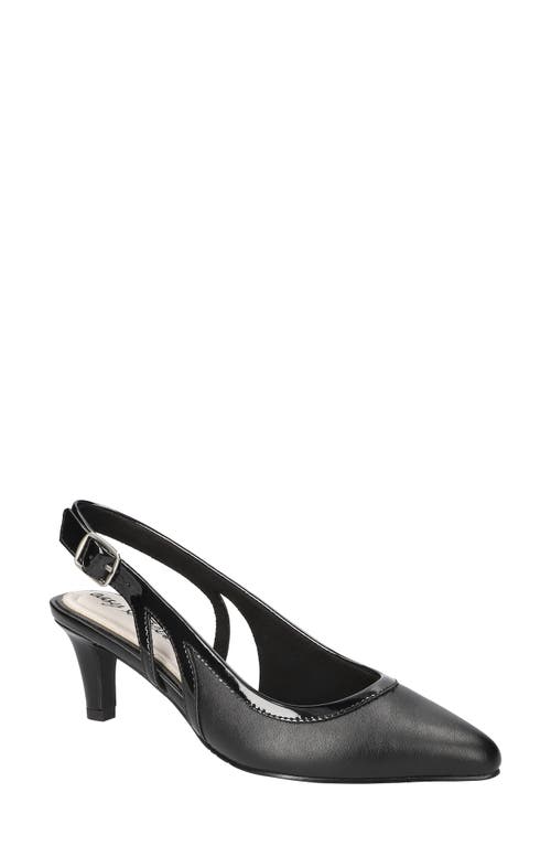 EASY STREET EASY STREET GLISTEN KITTEN HEEL SLINGBACK PUMP