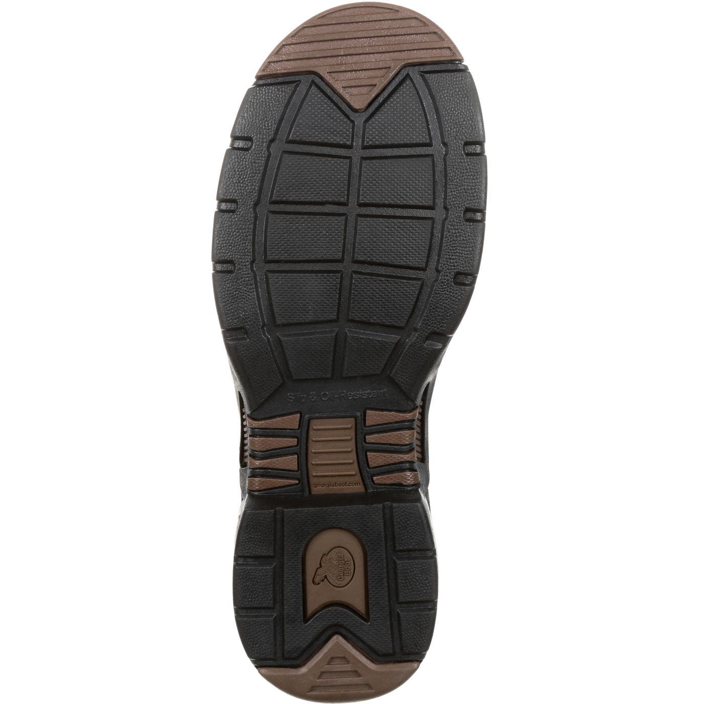 Georgia Boot Pullon Work Boot, Alternate, color, Dark Brown