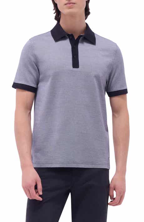 Bugatchi Tipped Cotton Piqué Polo