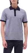 Bugatchi Tipped Cotton Piqué Polo