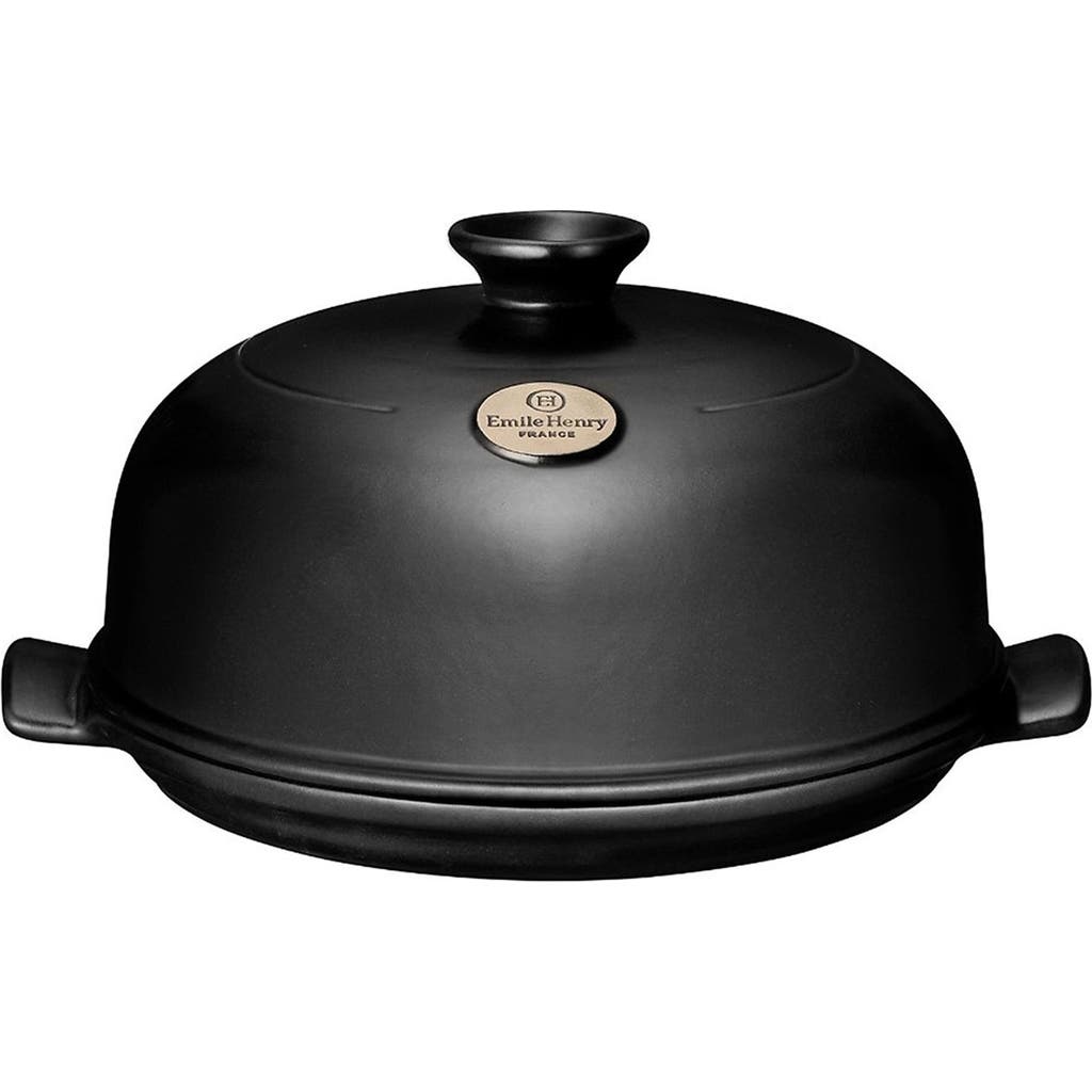Emile Henry Flame Bread Cloche In Charcoal