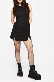 Disturbia Ziggy Button Up Mini Dress