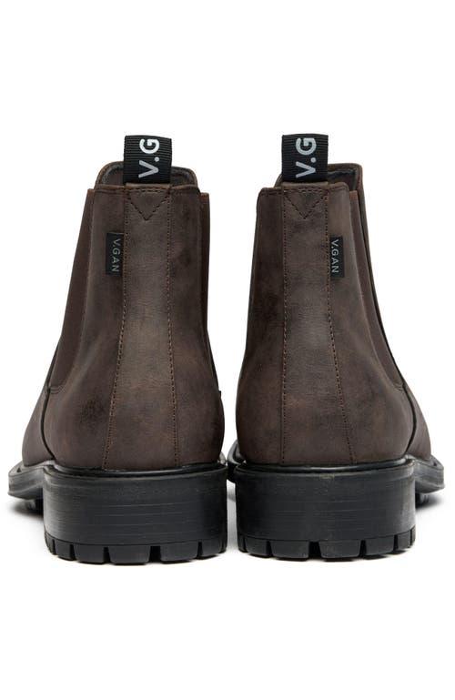 V.gan London Vegan Gem Chelsea Boots In Brown