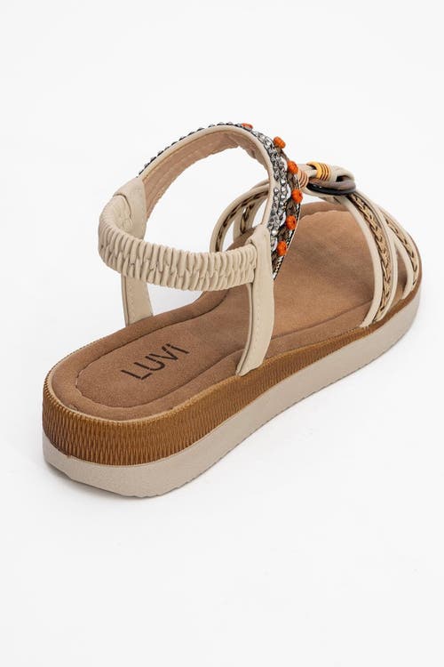 Prologue Shoes Cher Braided Strap Sandal