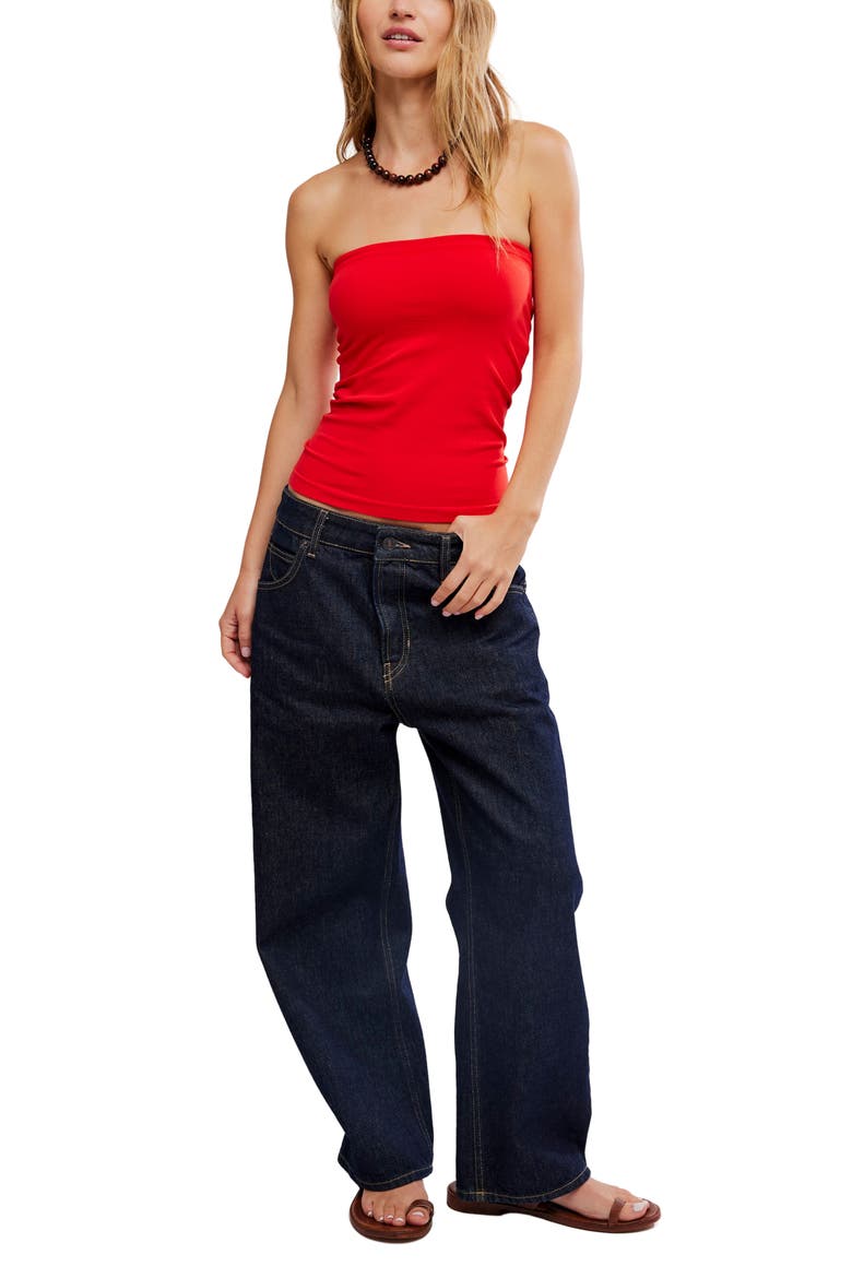 The Carrie Tube Top, Alternate, color, FP HIGH RISK RED