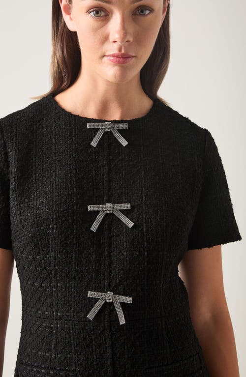 Lk Bennett Zig Minidress In Black
