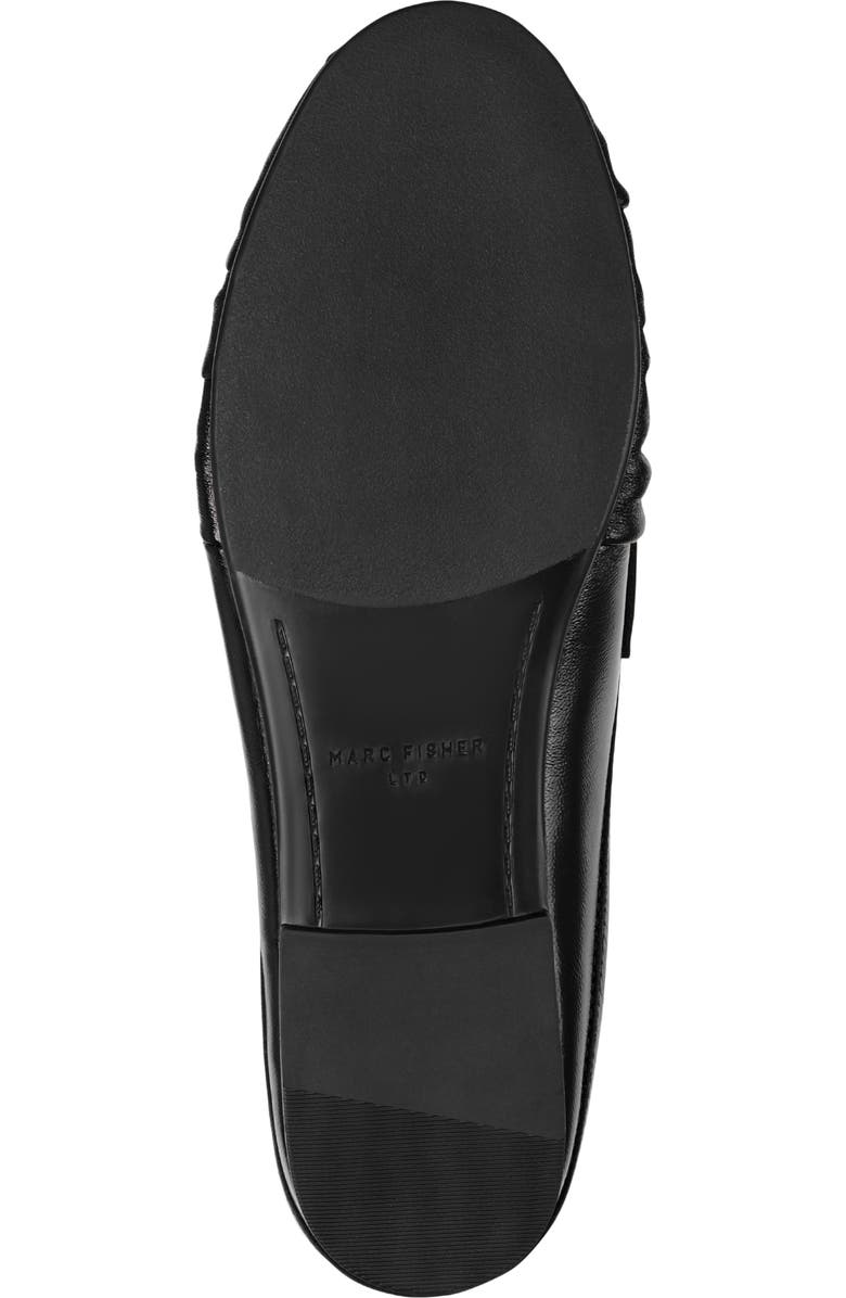 Marc Fisher LTD Jaynie Almond Toe Loafer Mule, Alternate, color, Black