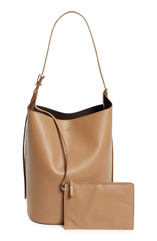 Proenza Schouler Brant Bucket Bag In Smooth Leather In Cumin
