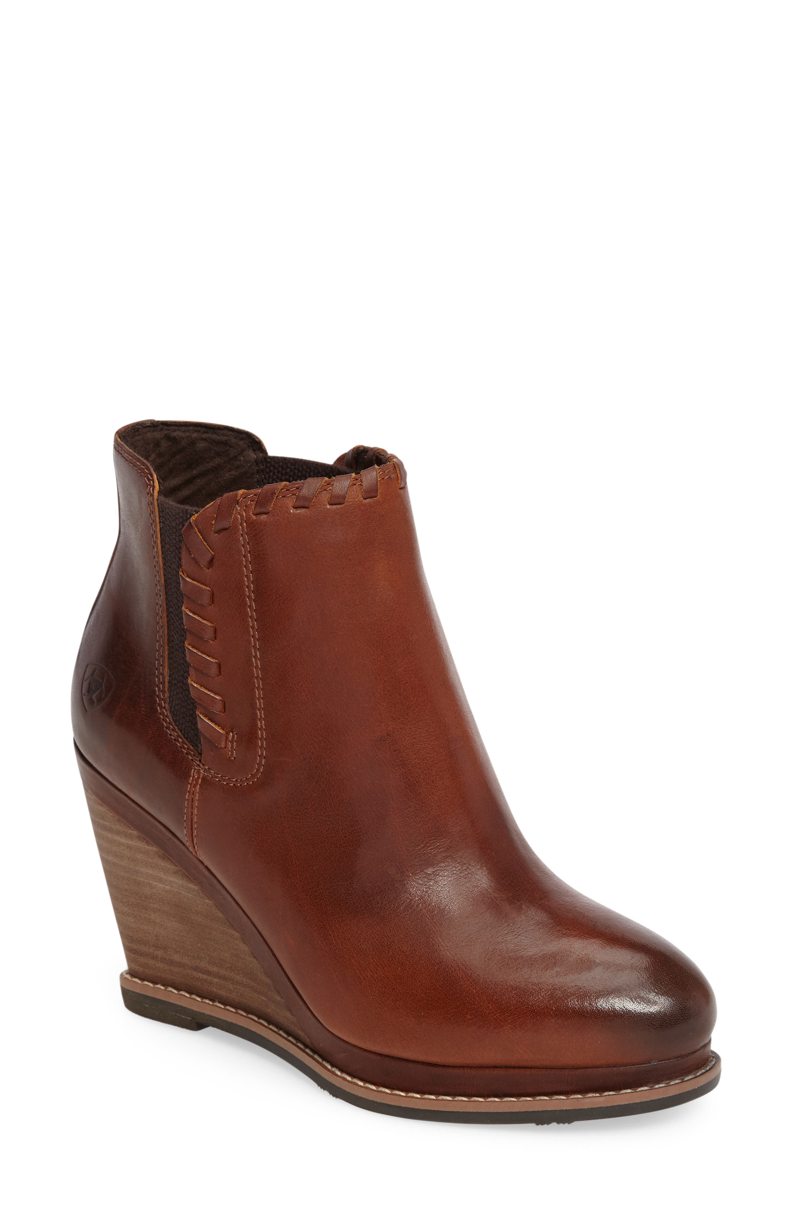 Ariat Belle Wedge Bootie, Main, color, 