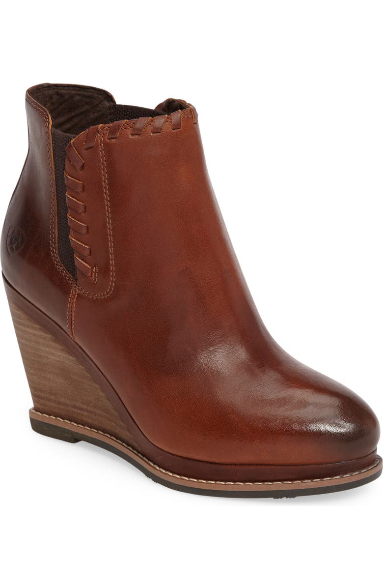 Ariat Belle Wedge Bootie, Main, color,