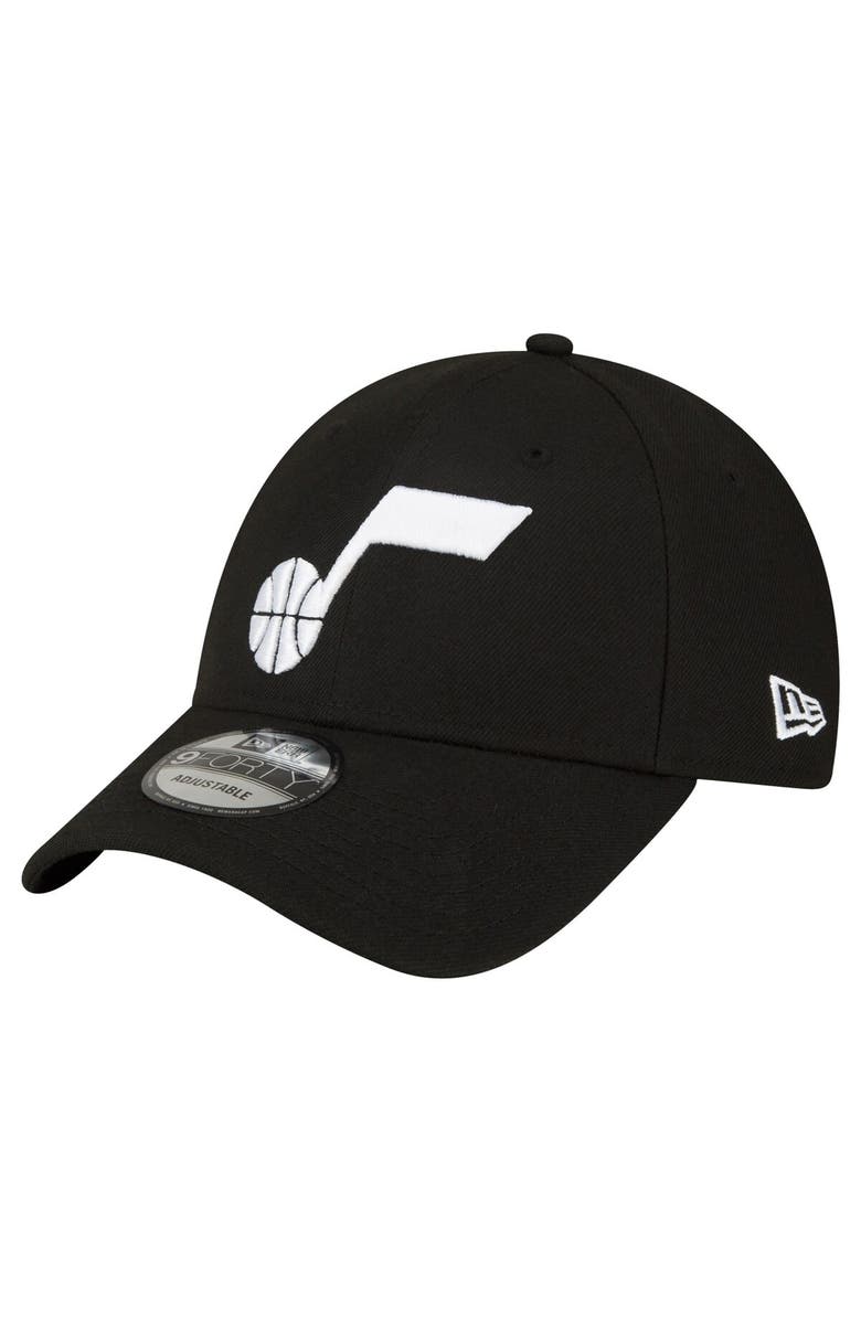 New Era Men's New Era Black Utah Jazz The League 9FORTY Adjustable Hat, Main, color,