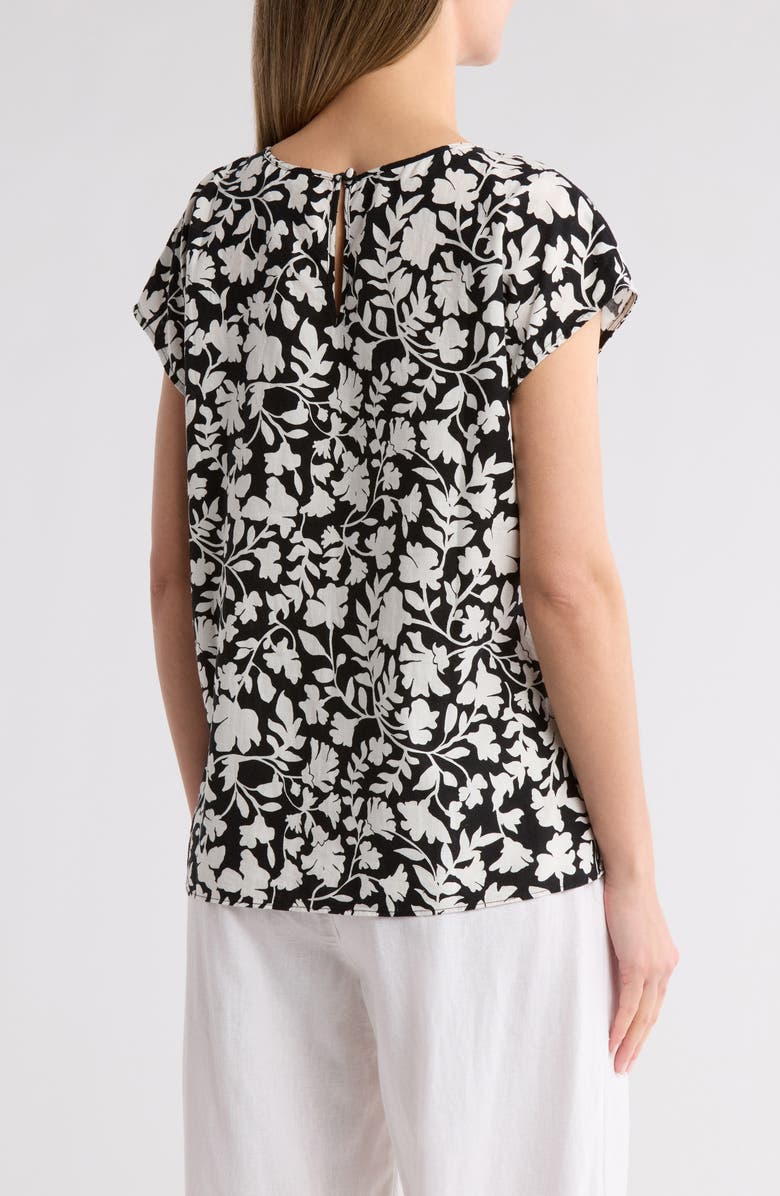 Caslon<sup>®</sup> Easy Linen Blend Popover Top, Alternate, color,