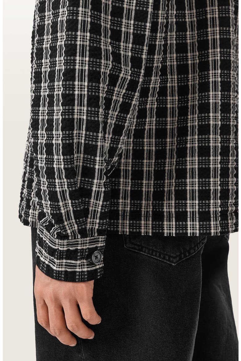 Casbah Relaxed Fit Long Sleeve Shirt, Alternate, color, BLACK