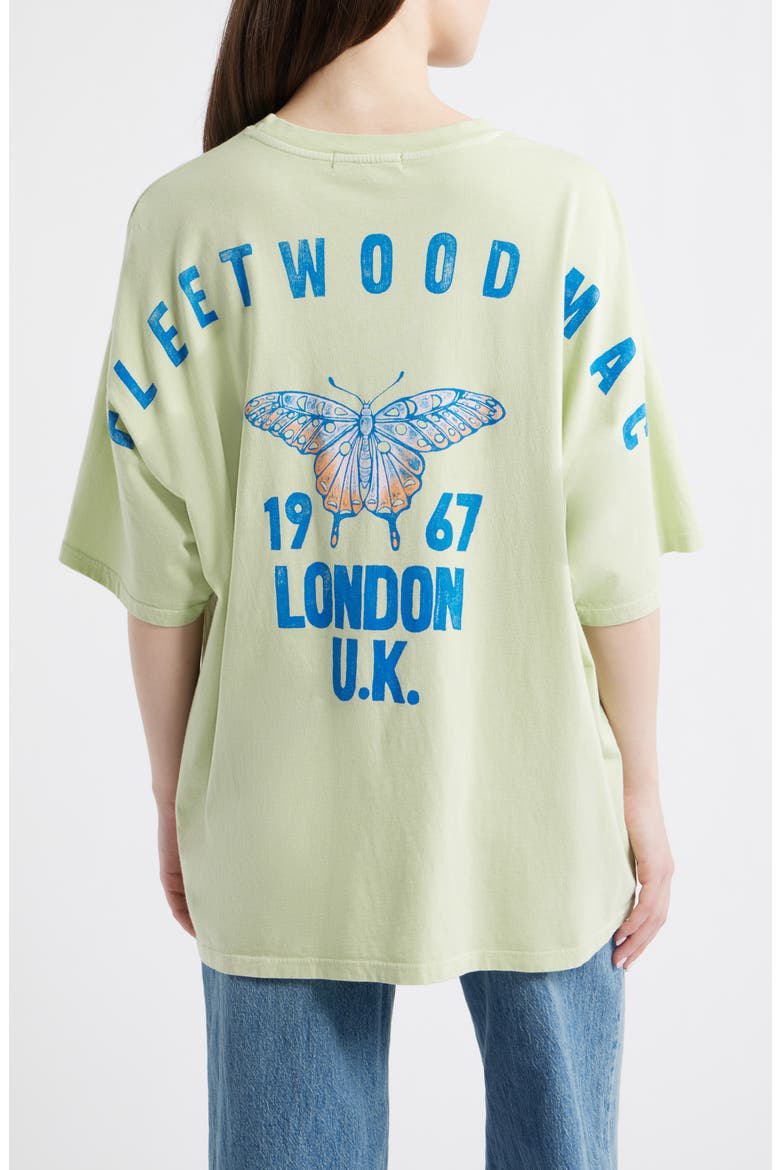 Fleetwood Mac 1967 Butterfly Graphic Tee, Alternate, color, SEAFOAM GREEN