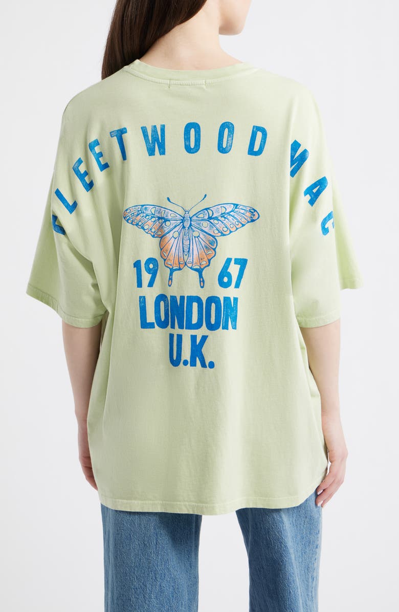Daydreamer Fleetwood Mac 1967 Butterfly Graphic Tee, Alternate, color, Seafoam Green