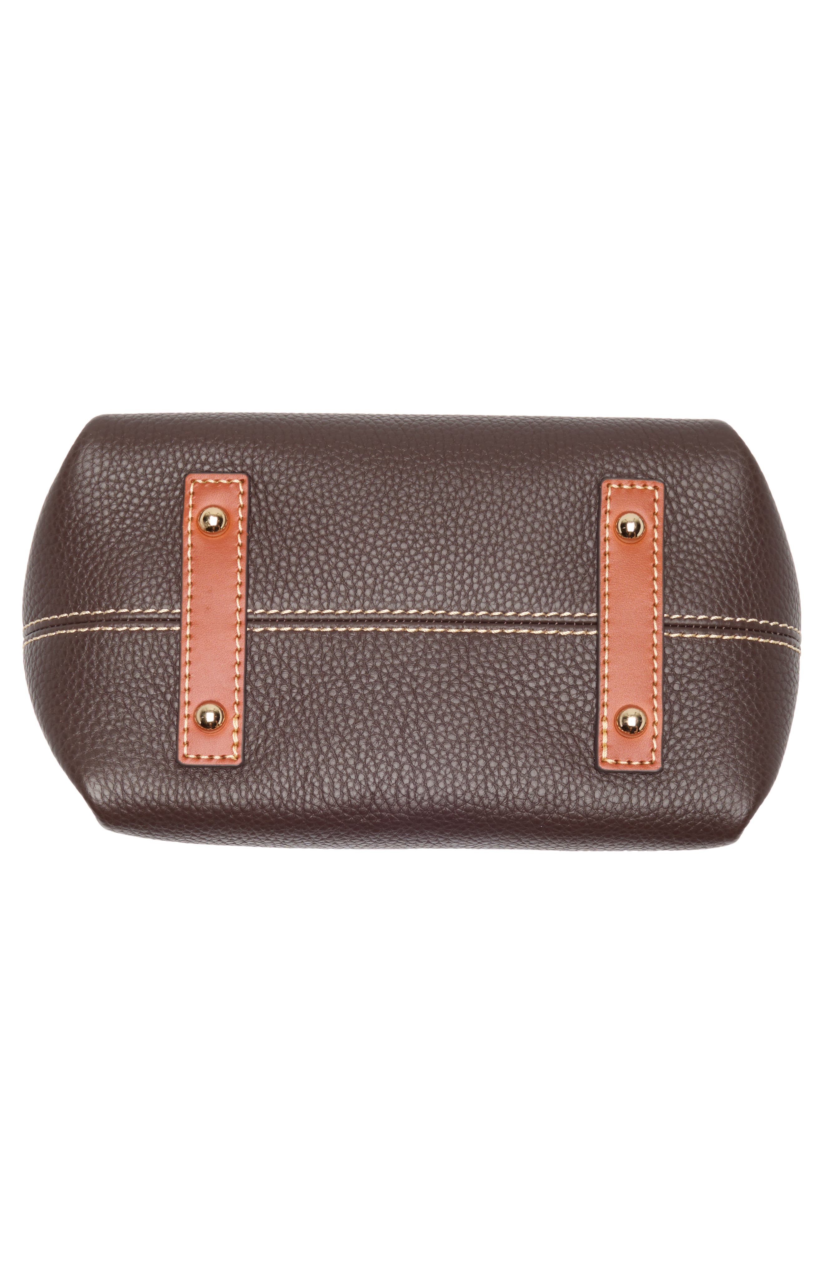 Dooney & Bourke Pebbled Leather Turnlock Sac 22 Bag, Alternate, color, 