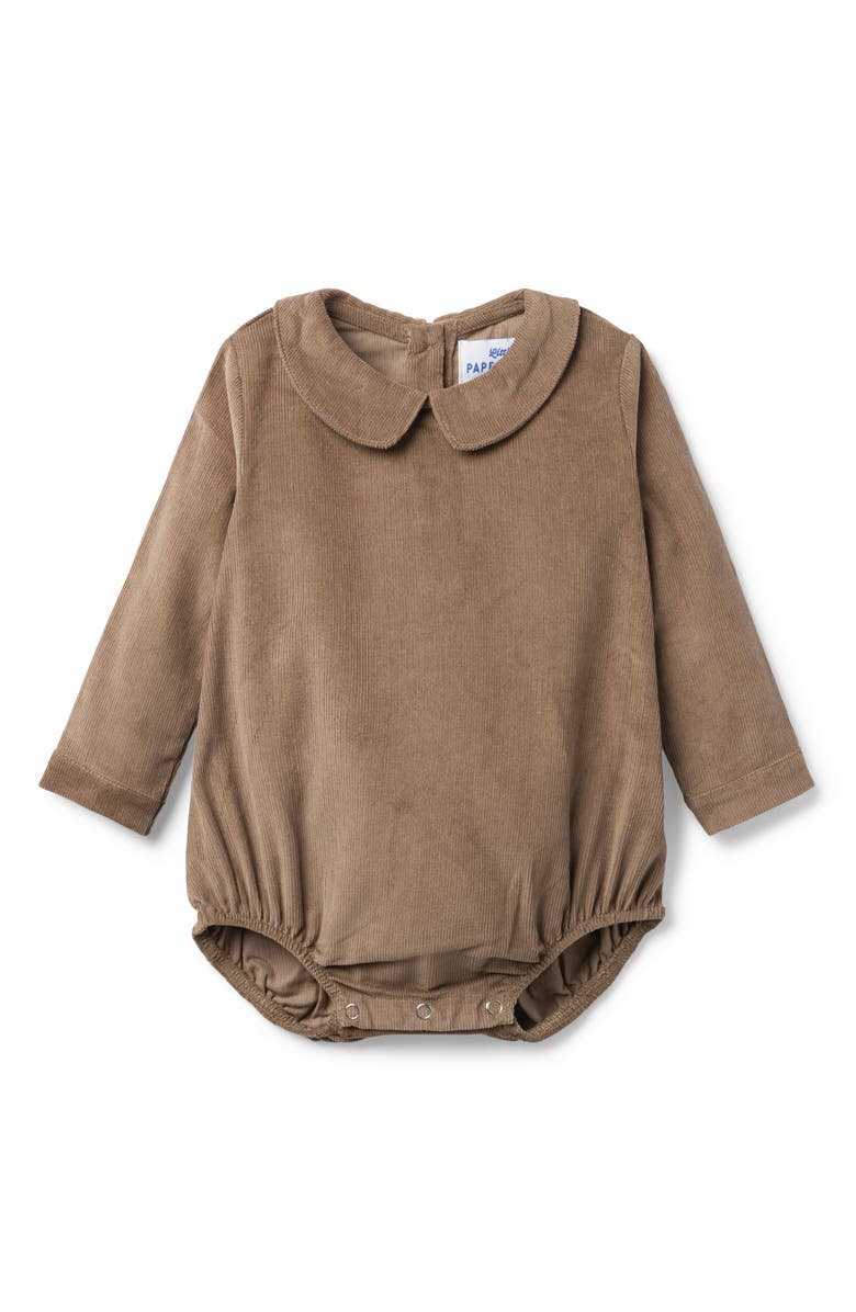 Little Paper Kids Nolan Brown Cord Bubble, Main, color, Brown Corduroy