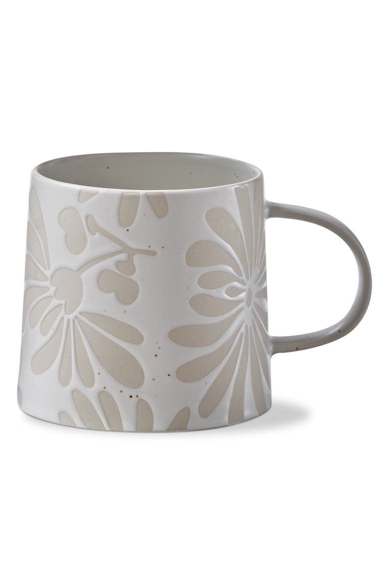 Fiora Mug Natural Stoneware Everyday, Main, color, Grey