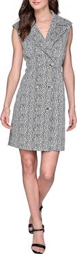 KARL LAGERFELD PARIS Abstract Jacquard Sheath Dress