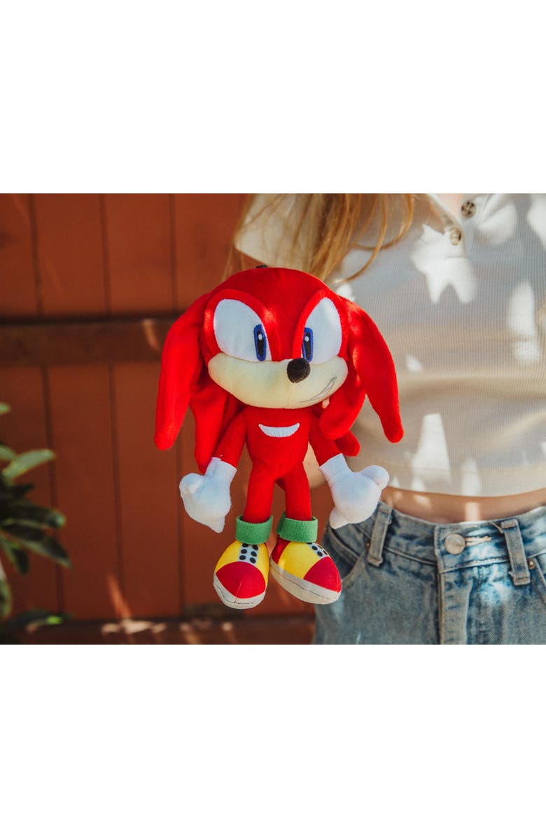Toynk Sonic the Hedgehog 8-Inch Character Plush Toy | Knuckles the Echidna, Alternate, color, Red