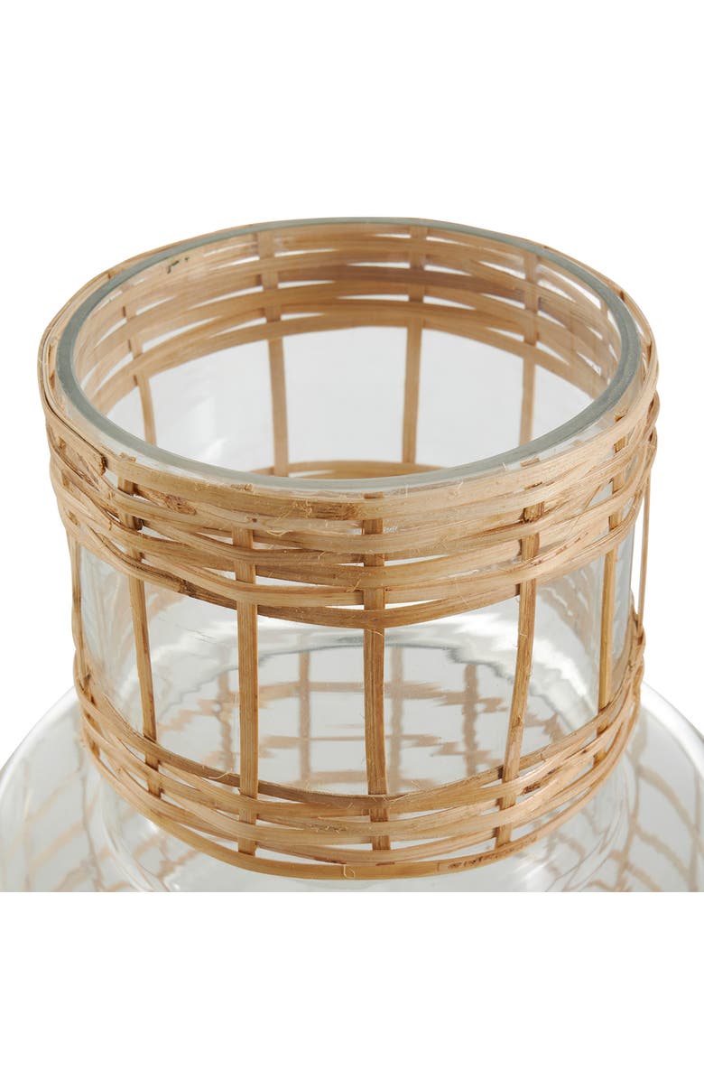 GINGER BIRCH STUDIO Set Of 2 Glass Vases, Alternate, color, Clear