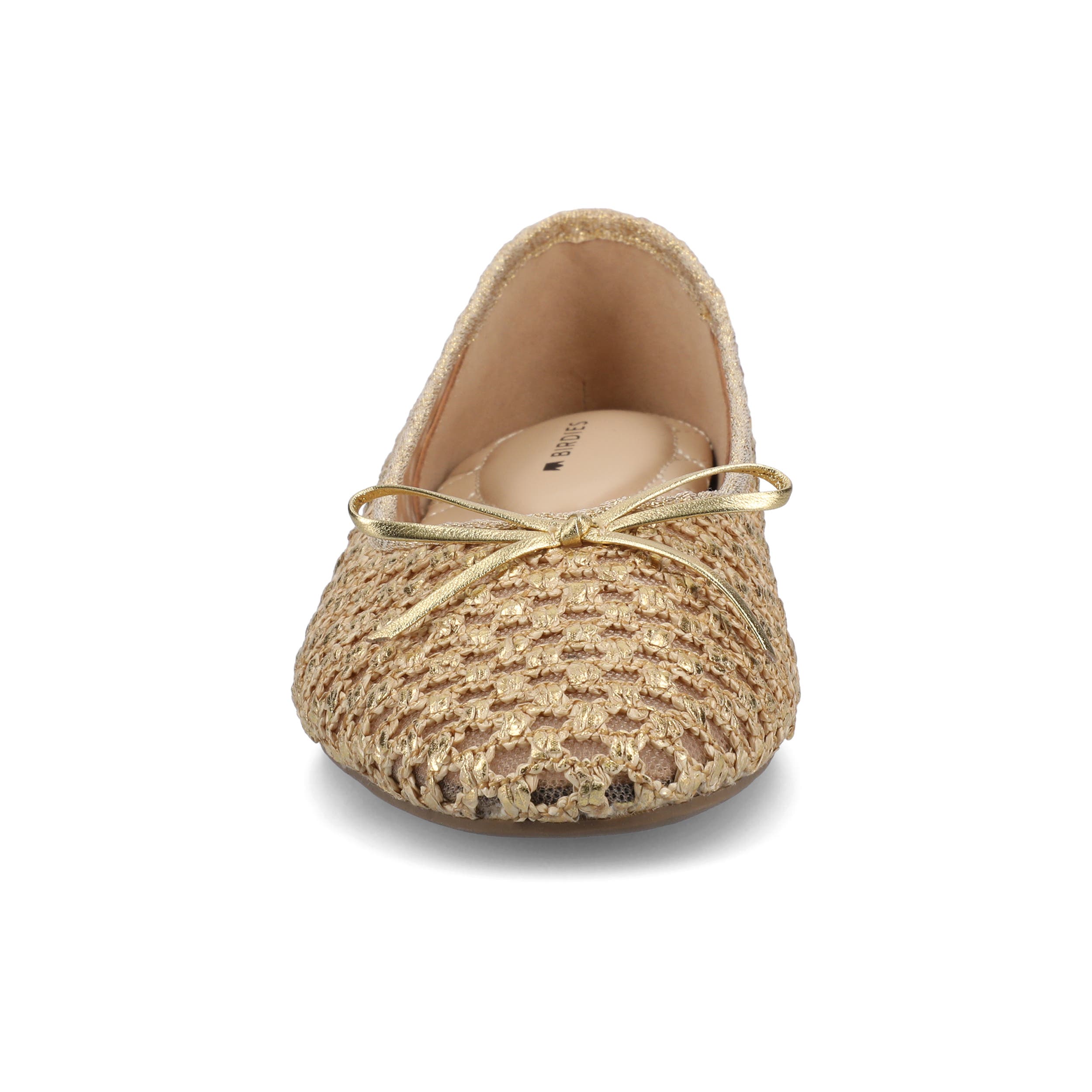 Birdies The Songbird Flat, Alternate, color, Gold Openweave