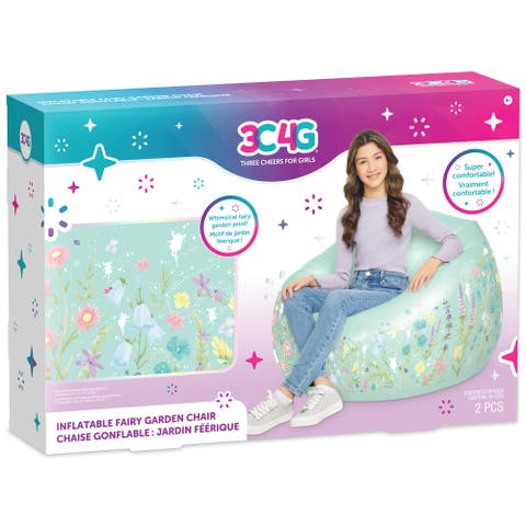 Inflatable Fairy Garden Chair for Kids Ages 8+