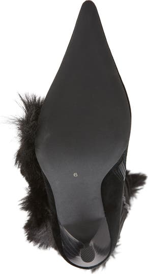 Capital F Genuine Calf Hair Wedge Sandal