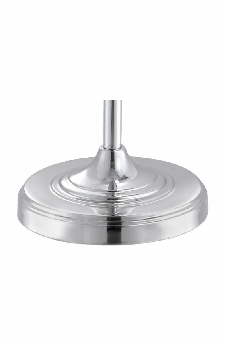 JONATHAN Y Mia Crystal/Metal LED Floor Lamp, Alternate, color, Clear/ Chrome