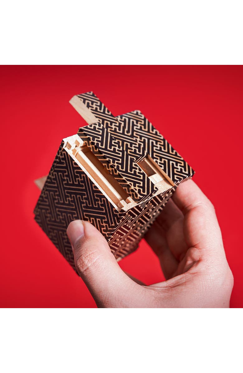 Professor Puzzle Japanese Puzzle Box 3D Wooden Brainteaser, Alternate, color, Multicolored