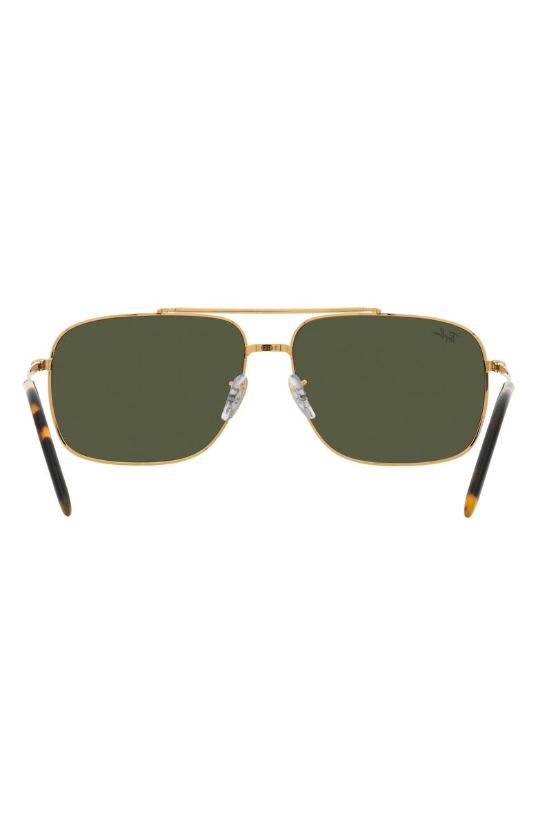 Ray-Ban 59mm Pillow Sunglasses, Alternate, color, Yellow Gold