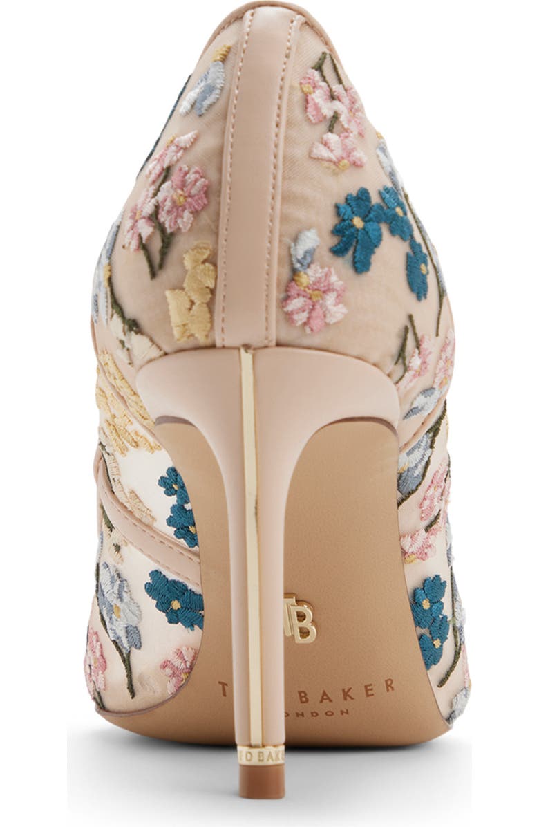 Ted Baker London Cassy Floral Embroidered Pump, Alternate, color, Floral