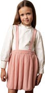 Hope & Henry Girls' Pleated Sweater Skirtall, Toddler