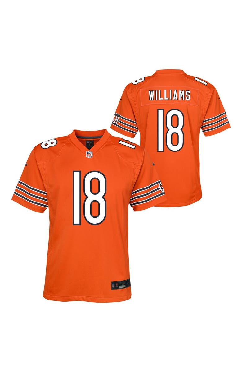 Nike Youth Nike Caleb Williams Orange Chicago Bears Game Jersey, Main, color, Orange