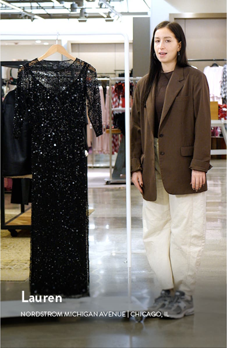 Beaded Cocktail Dress with Bolero, sales video thumbnail