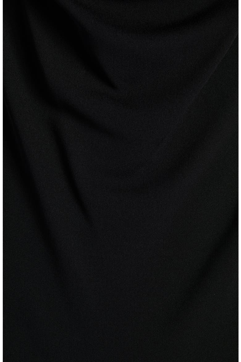 Crepe Viscose Jersey Dress, Alternate, color, 1010 DOUBLE BLACK