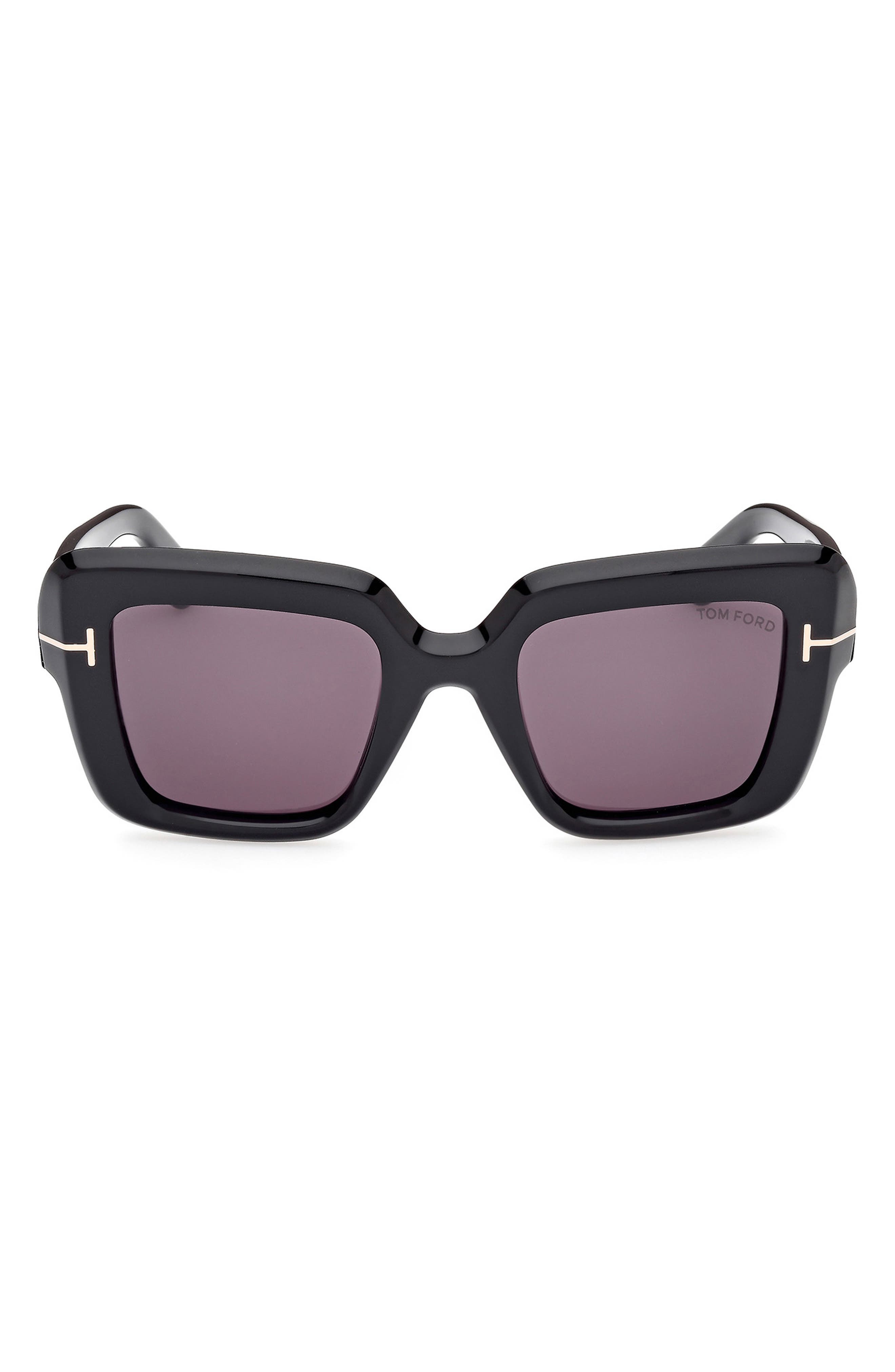 TOM FORD Esme 50mm Square Sunglasses