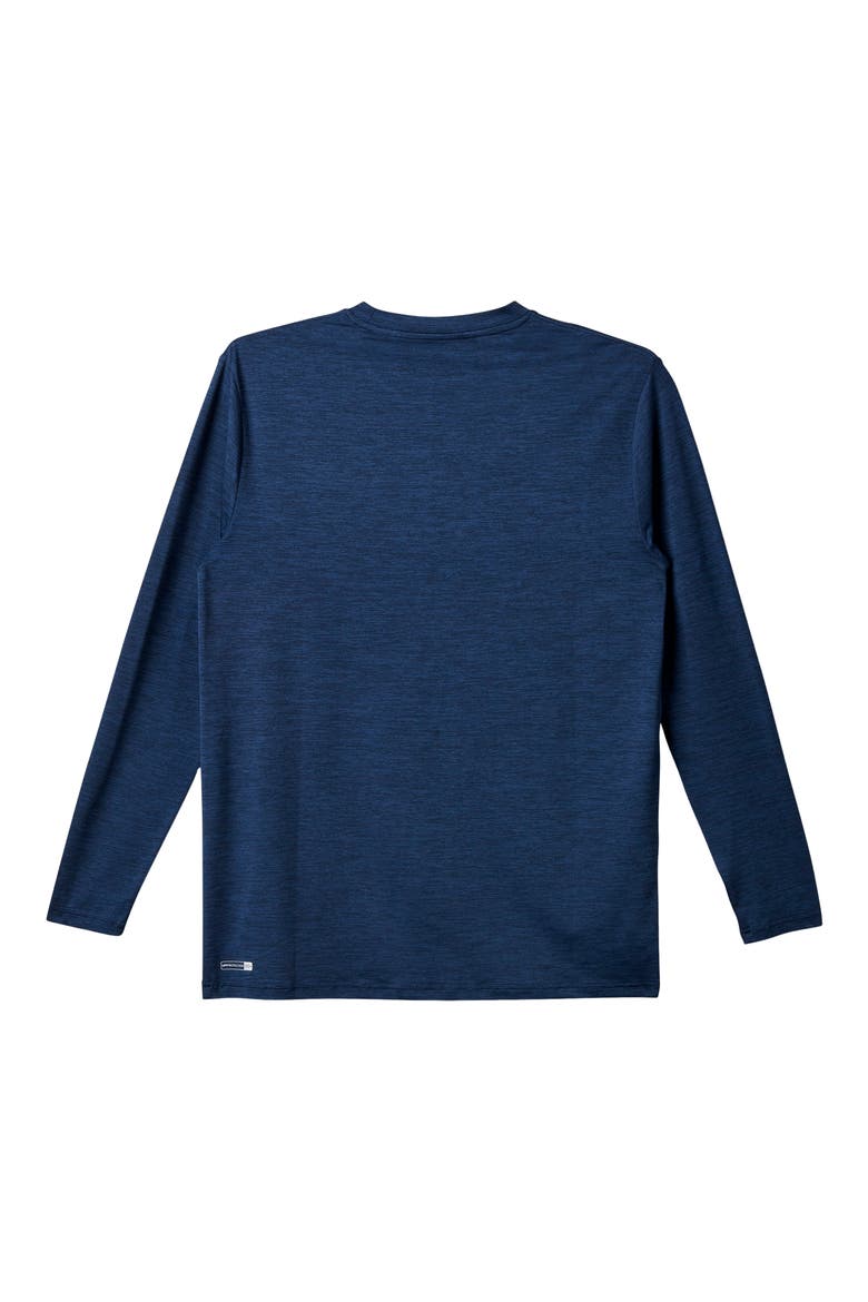 DNA Logo Surf Long Sleeve Rashguard, Alternate, color, NAVY HEATHER