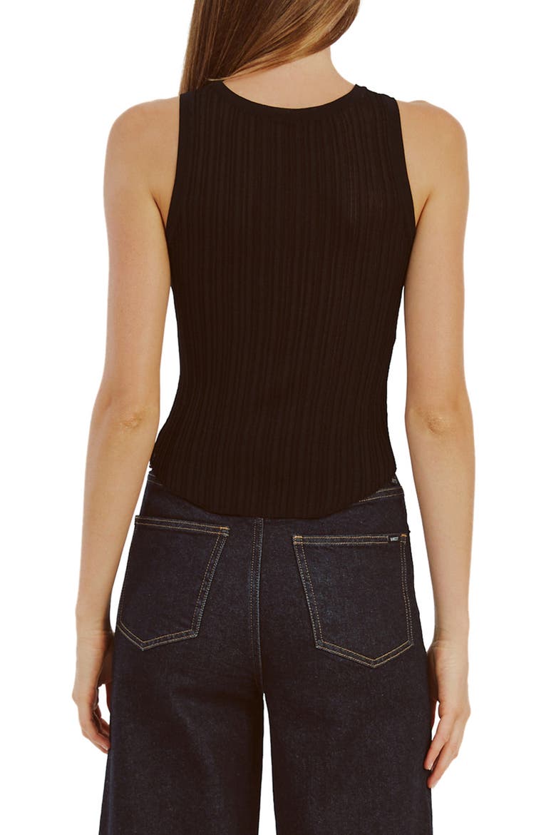 Merel Knit Tank, Alternate, color, BLACK