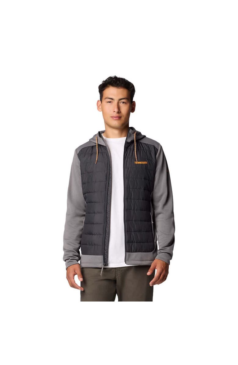 Columbia Men's Columbia  Charcoal/Gray Tennessee Volunteers Out-Shield Hybrid Full-Zip Hoodie Jacket, Alternate, color, 