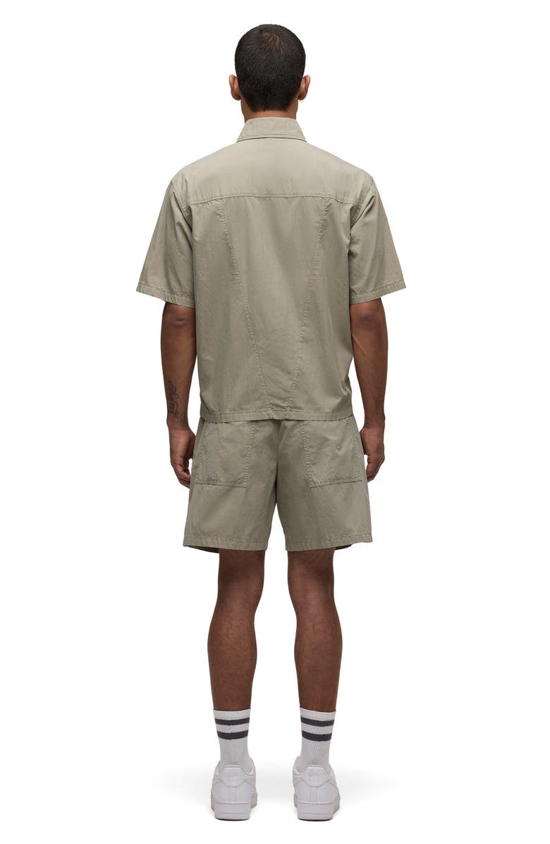 Hudson Jeans Short Sleeve Utility Shirt, Alternate, color, Cactus