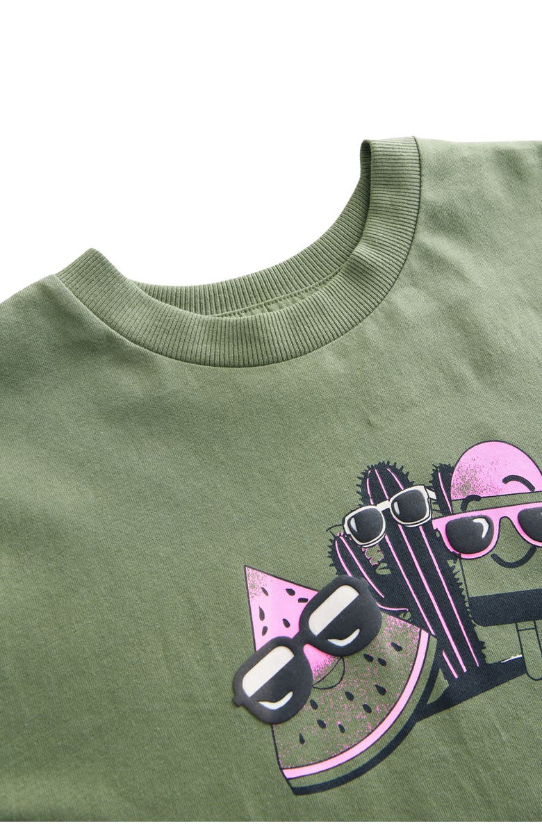 NEXT Kids
 Surf Vacay Cotton Graphic Pocket T-Shirt, Alternate, color, Green