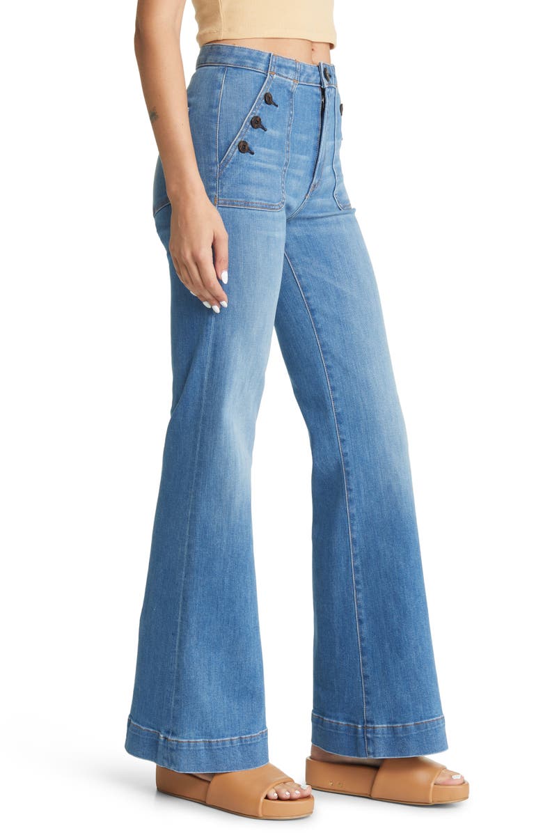 ASKK NY Brick House Wide Leg Jeans, Alternate, color,