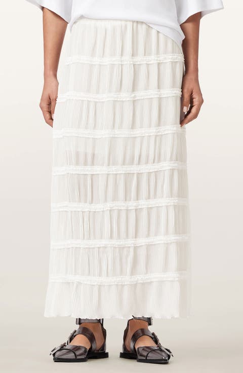 Lila Tiered Midi Skirt
