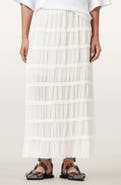 AllSaints Lila Tiered Midi Skirt